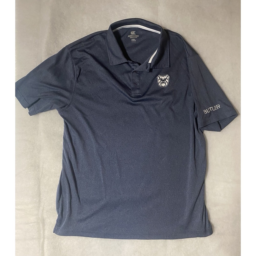 Men's Colosseum Athletics Butler Short Sleeve Polo Shirt XXL